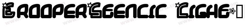 TrooperStencil Light字体转换
